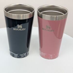 Stanley Black and Pink Stainless Steel Tumblers
